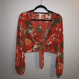 Floral Crop top